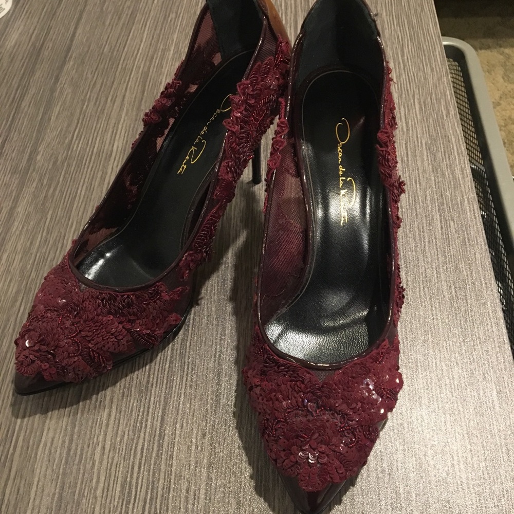 Oscar de la Renta heels